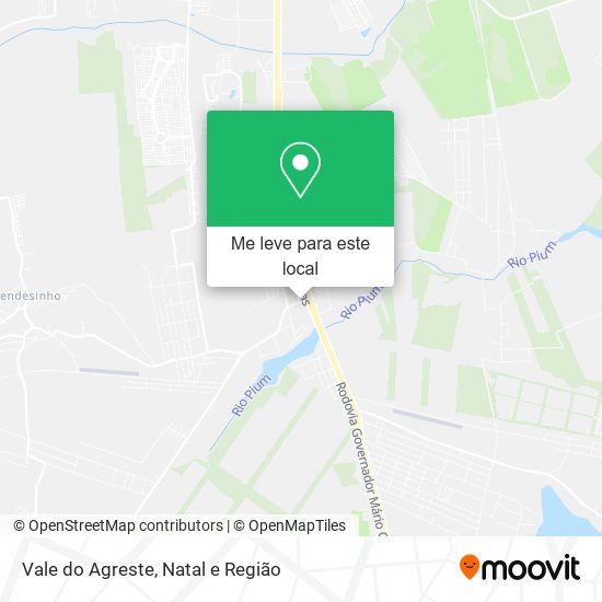 Vale do Agreste mapa
