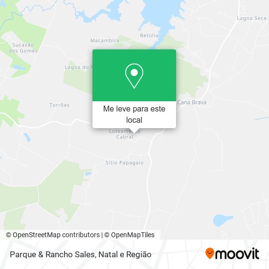 Parque & Rancho Sales mapa