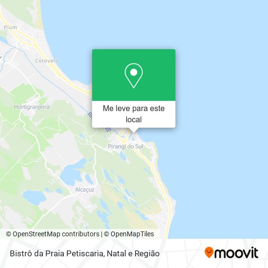 Bistrô da Praia Petiscaria mapa