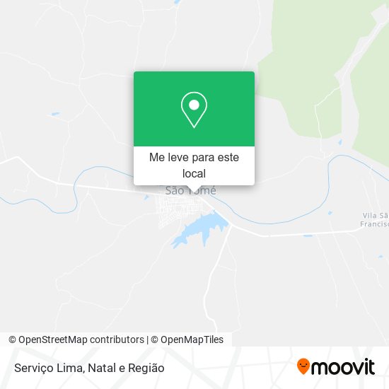 Serviço Lima mapa
