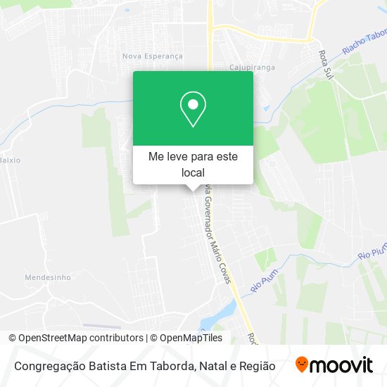 Congregação Batista Em Taborda mapa