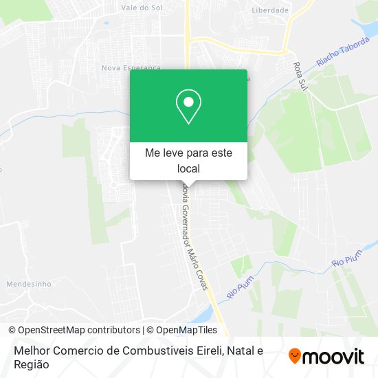 Melhor Comercio de Combustiveis Eireli mapa