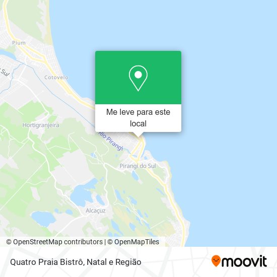 Quatro Praia Bistrô mapa