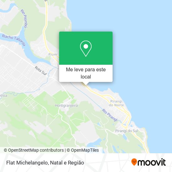 Flat Michelangelo mapa