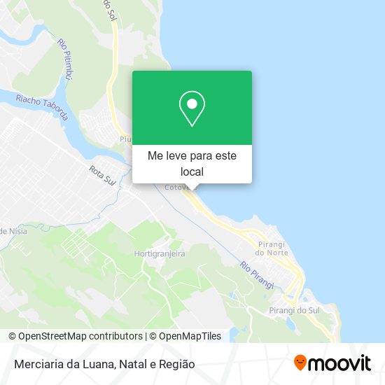 Merciaria da Luana mapa