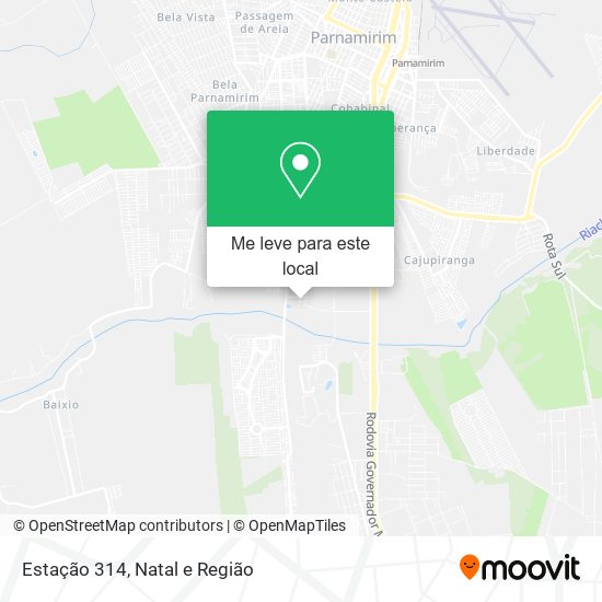 Estação 314 mapa
