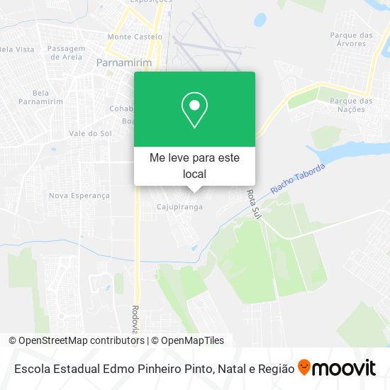 Escola Estadual Edmo Pinheiro Pinto mapa
