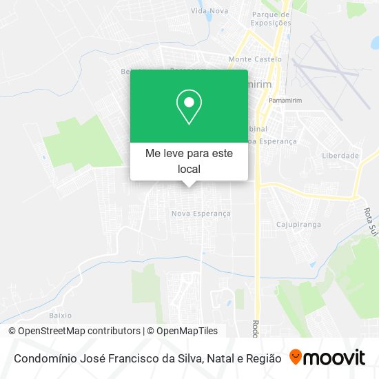 Condomínio José Francisco da Silva mapa