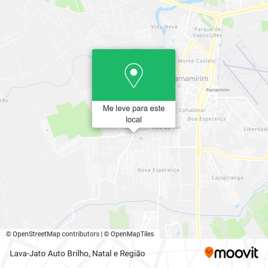 Lava-Jato Auto Brilho mapa