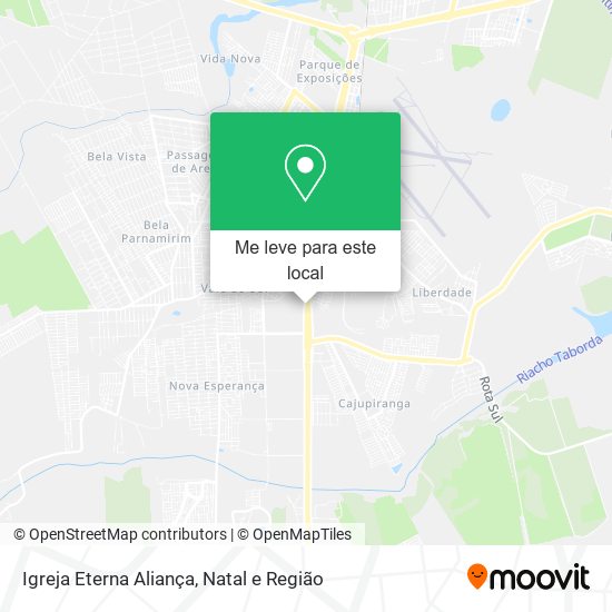 Igreja Eterna Aliança mapa