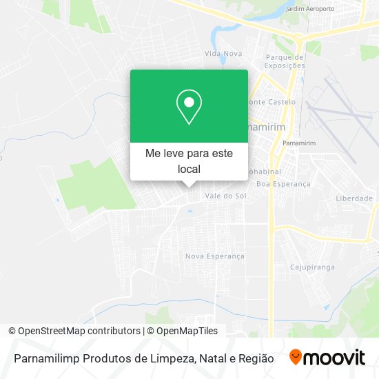 Parnamilimp Produtos de Limpeza mapa