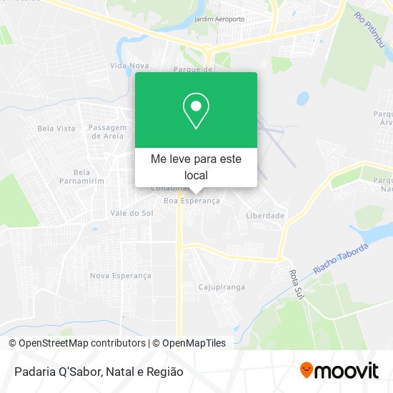 Padaria Q'Sabor mapa