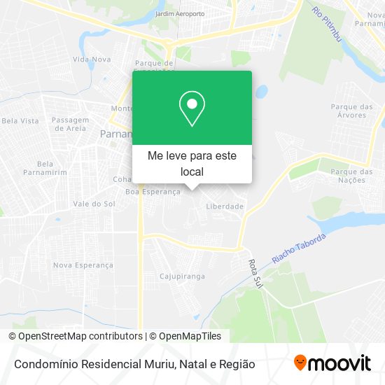 Condomínio Residencial Muriu mapa