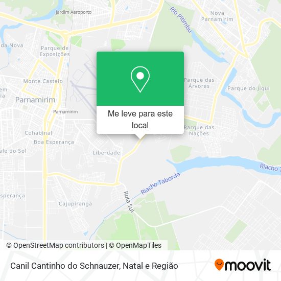 Canil Cantinho do Schnauzer mapa