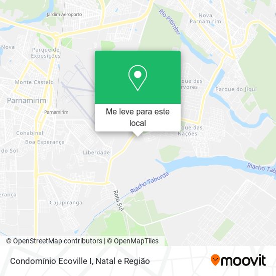 Condomínio Ecoville I mapa