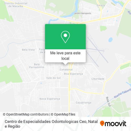 Centro de Especialidades Odontologicas Ceo mapa