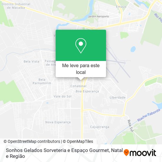 Sonhos Gelados Sorveteria e Espaço Gourmet mapa