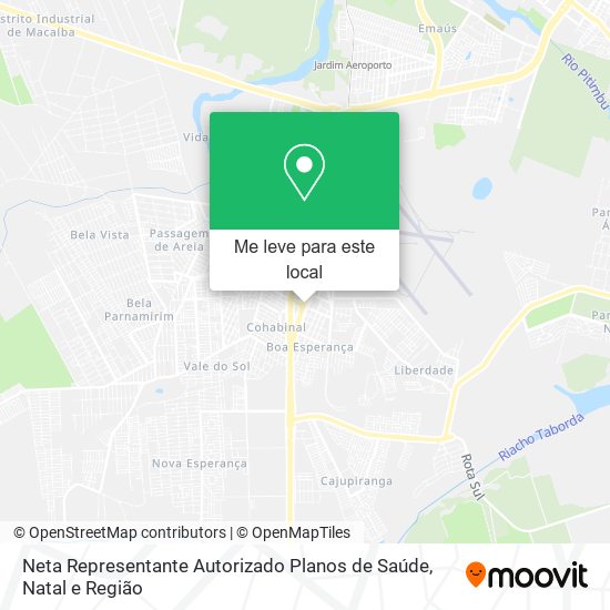 Neta Representante Autorizado Planos de Saúde mapa