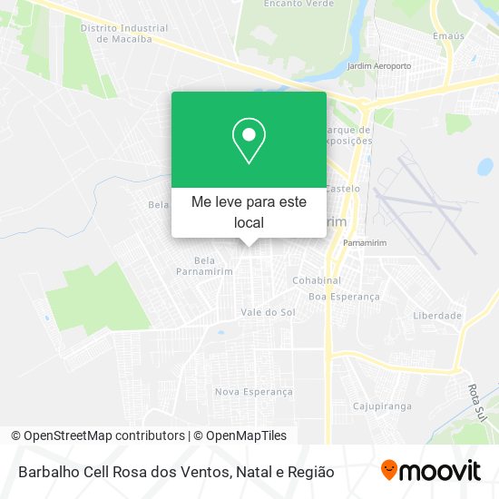 Barbalho Cell Rosa dos Ventos mapa