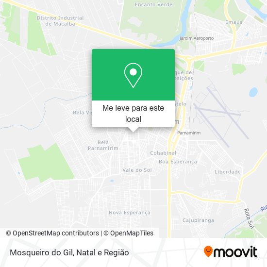 Mosqueiro do Gil mapa