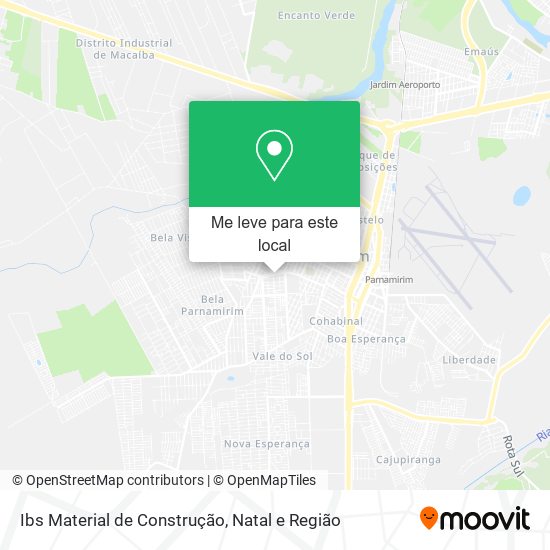 Ibs Material de Construção mapa