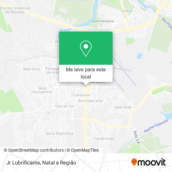 Jr Lubrificante mapa