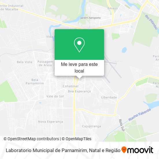 Laboratorio Municipal de Parnamirim mapa