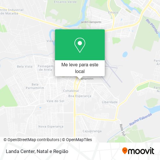 Landa Center mapa
