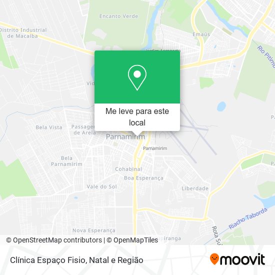 Clínica Espaço Fisio mapa