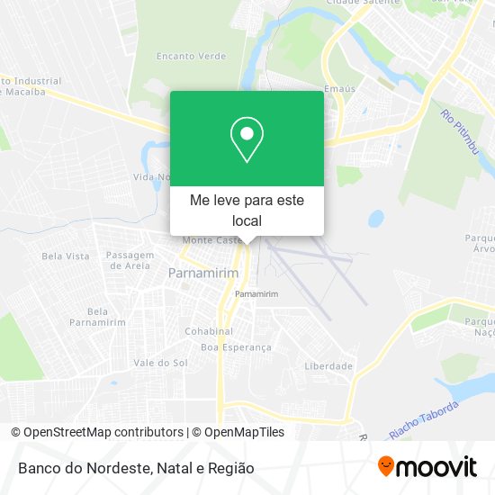 Banco do Nordeste mapa