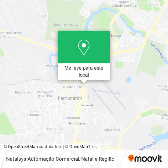 Natalsys Automação Comercial mapa