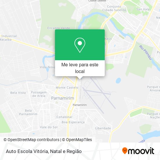 Auto Escola Vitória mapa