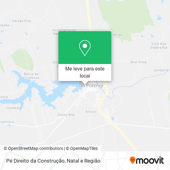 Pé Direito da Construção mapa
