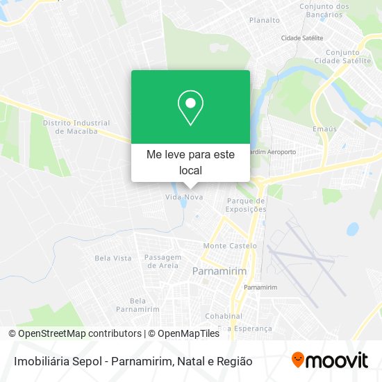 Imobiliária Sepol - Parnamirim mapa
