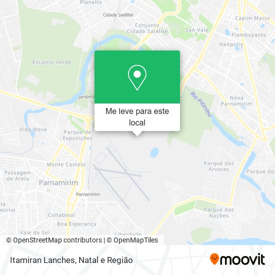 Itamiran Lanches mapa