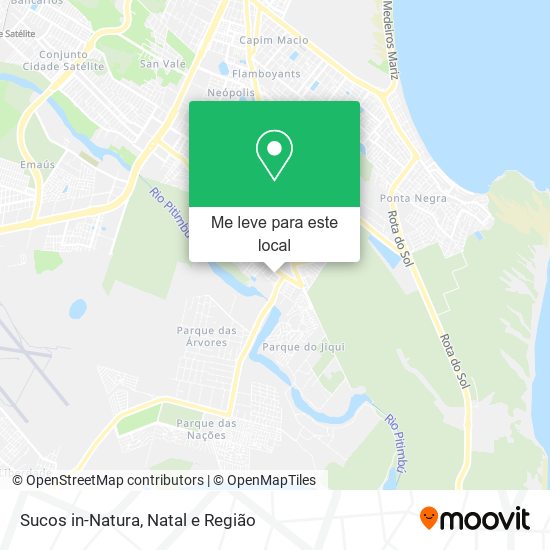 Sucos in-Natura mapa