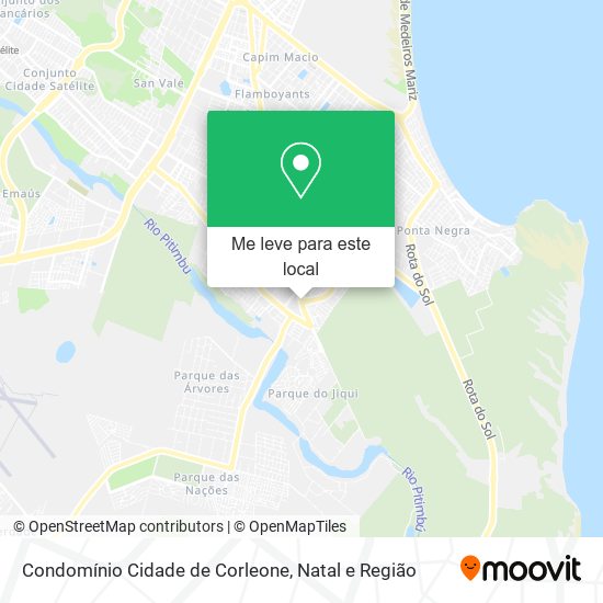 Condomínio Cidade de Corleone mapa