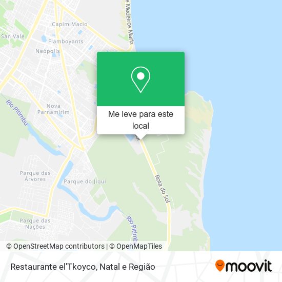 Restaurante el'Tkoyco mapa