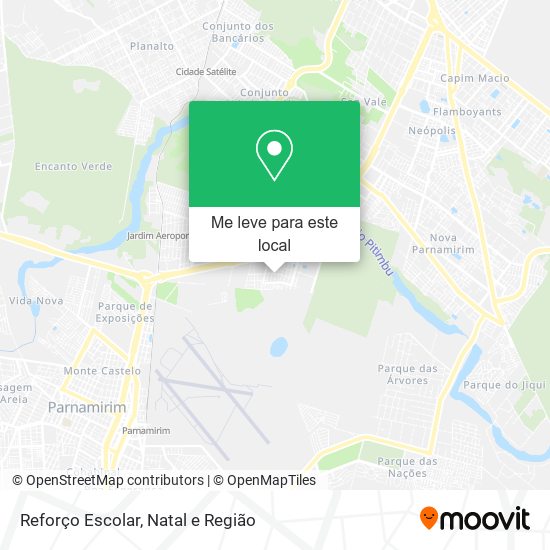 Reforço Escolar mapa