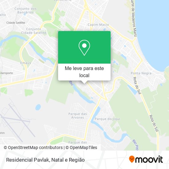 Residencial Pavlak mapa