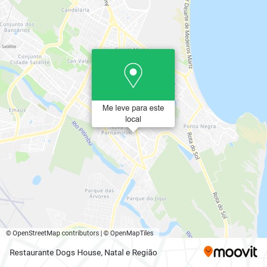 Restaurante Dogs House mapa