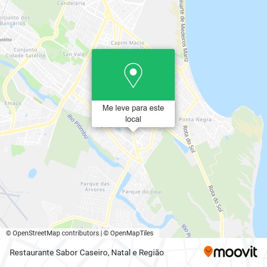 Restaurante Sabor Caseiro mapa