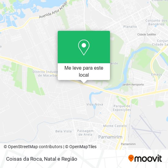 Coisas da Roca mapa