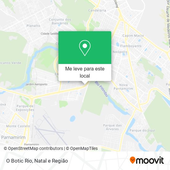 O Botic Rio mapa