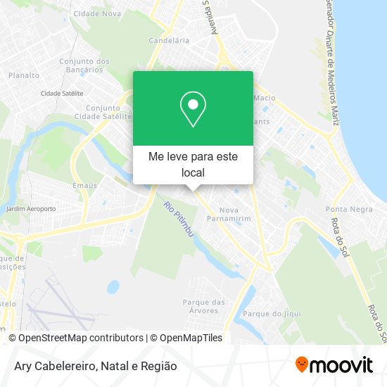 Ary Cabelereiro mapa