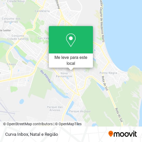 Curva Inbox mapa