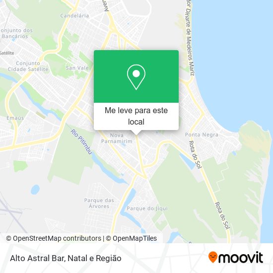Alto Astral Bar mapa