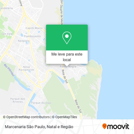 Marcenaria São Paulo mapa