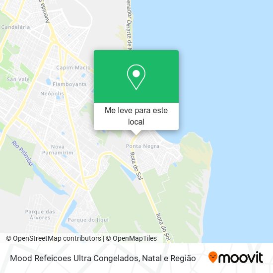 Mood Refeicoes Ultra Congelados mapa