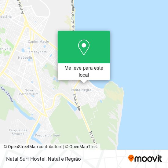 Natal Surf Hostel mapa